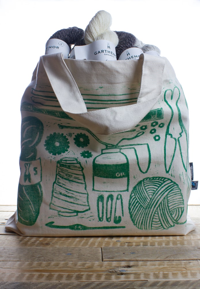 Lino Print Tote